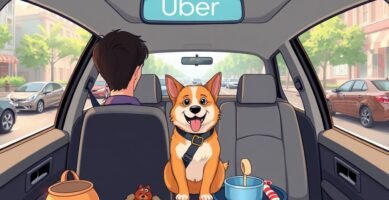 Can Uber drivers bring pets while working?