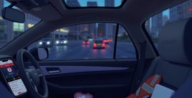 How do Uber drivers ensure their safety?