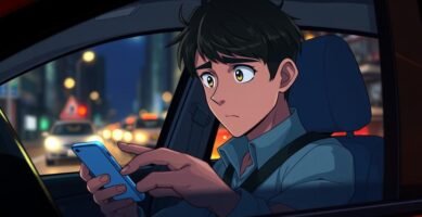 How do Uber drivers handle personal emergencies during rides?