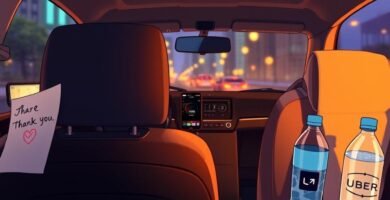 How do Uber drivers maximize tips?