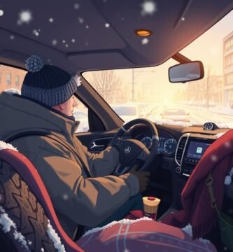 How do Uber drivers prepare for winter driving?