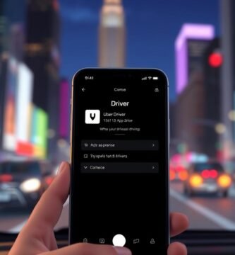 How do Uber drivers update the app?