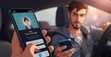 How do Uber drivers verify passenger identities?