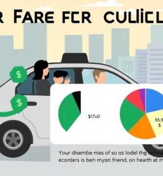 How does Uber split fares with drivers?