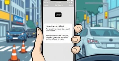 How to report an accident as an Uber driver?