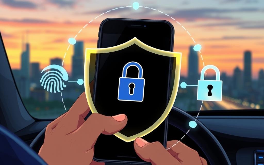 Uber driver account security