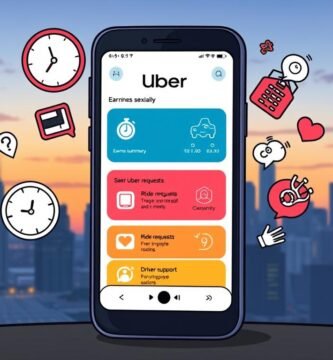 Uber driver app features