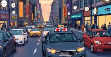 What are the peak hours for Uber drivers?