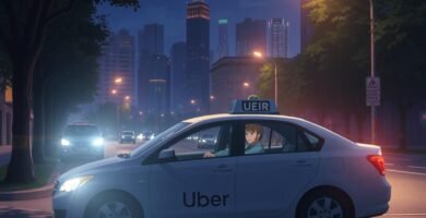 What happens if an Uber driver feels threatened?