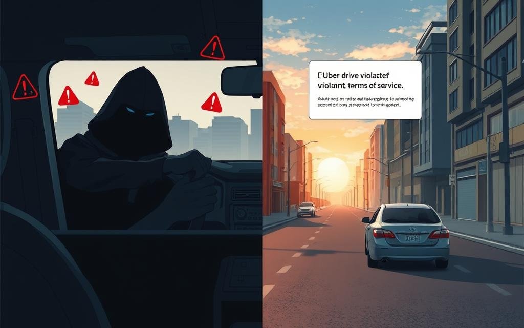 Uber Driver Violating Terms of Service: What Happens?