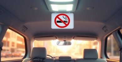 What is Uber’s policy on smoking in the car?