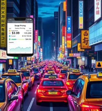 What is the Uber app’s surge alert?
