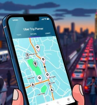 What is the Uber driver app's trip planner feature?