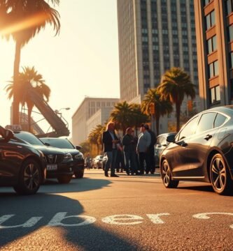 are uber drivers employees in california