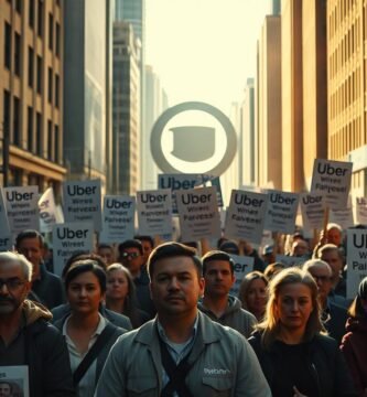 did uber drivers go on strike today