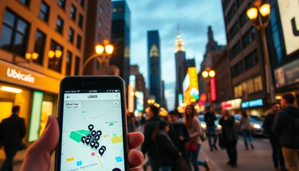 how to see where uber drivers are