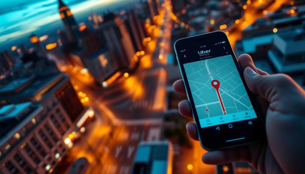 track uber driver location